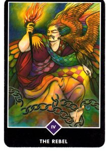 Le rebelle, Osho Zen Tarot, 1994 Osho International foundation, Suisse, 2005, AGM AGMüller, CH–1812 Neuhausen pour l’édition française