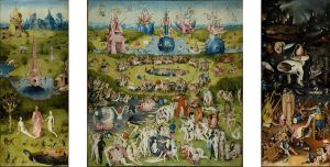 Hieronymus Bosch, The garden of earthly delights, oil on canvas between 1480 and 1505, Prado Museum, Source: Wikimedia Commons